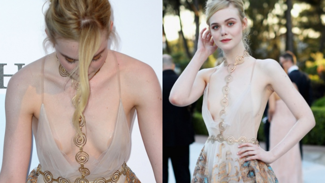 'Công chúa' của Hollywood hồn nhiên lộ phụ kiện vòng một ở LHP Cannes