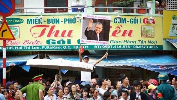 Lời chào thân thiện của người Sài Gòn gửi đến Tổng thống Barack Obama