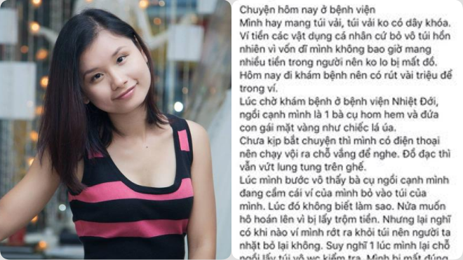 Chuyện xúc động về 'kẻ trộm tiền' trong bệnh viện: Khi là tình thương