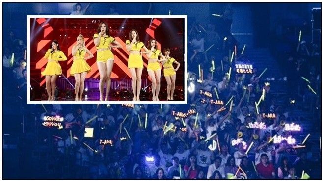 Tất cả các fandom đều phải 'sợ hãi', ngoái lại nhìn fan T-ara tại Supermodel concert
