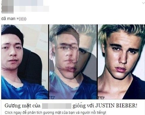 Trào lưu 'Bạn giống ngôi sao nào?' trên Facebook