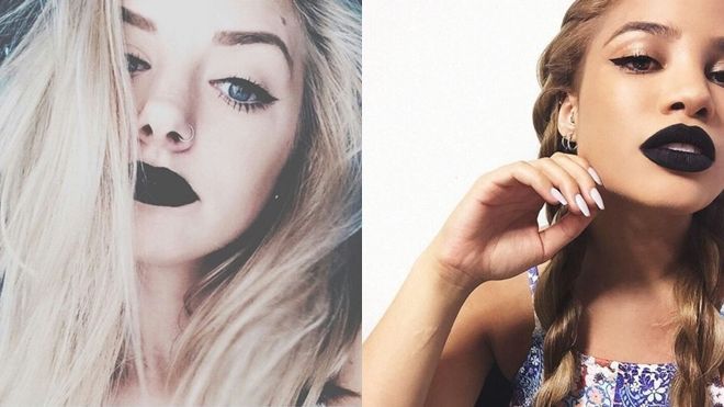 Liệu màu son đen sì của Kylie Jenner có được đón nhận?