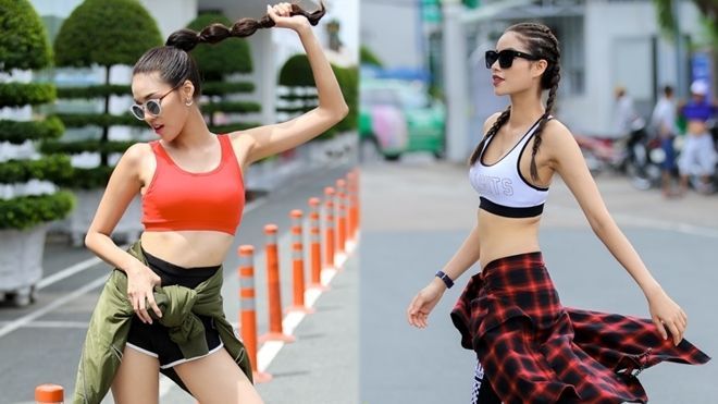 Đẹp thôi chưa đủ, phải 'sporty' như HLV Lan Khuê, Phạm Hương mới đúng chuẩn!