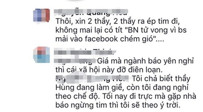 Bác sĩ lên Facebook ước nhà báo 'yên nghỉ' cho xã hội đỡ điên loạn