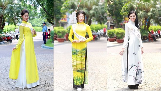 Dịu dàng như thí sinh Hoa hậu bản sắc Việt toàn cầu