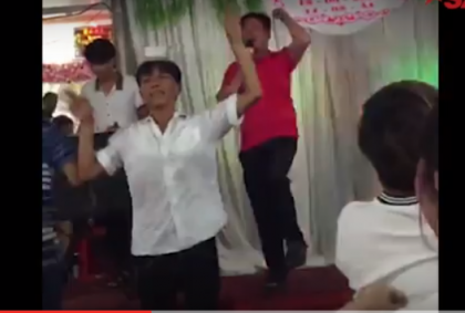 'Thánh quẩy' xuất hiện tại đám hỏi Mạc Hồng Quân và Kỳ Hân