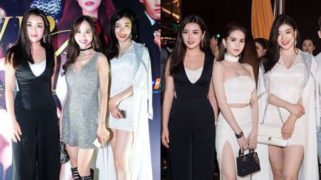 Ngọc Trinh, Vũ Ngọc Anh tự tin đọ sắc cùng Hoa hậu Hàn Quốc - Trung Quốc