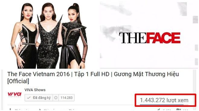 The Face Vietnam đạt 1.4 triệu view với những hiệu ứng tích cực chỉ sau 3 ngày lên sóng