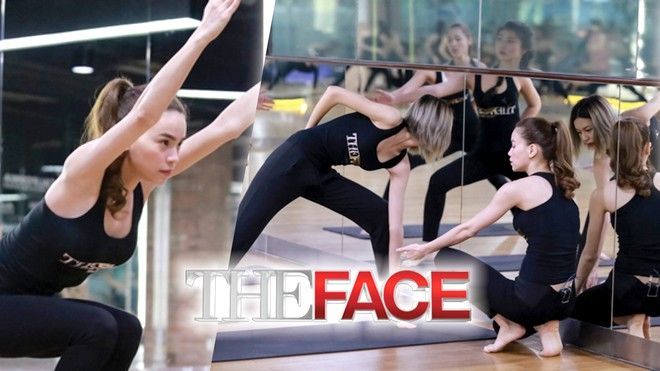 Trước giờ thi đấu, HLV Hồ Ngọc Hà tiếp tục huấn luyện Yoga cho trò cưng The Face
