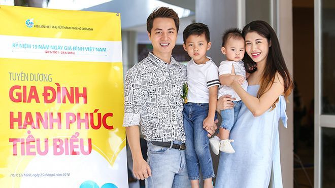 'Gia đình hạnh phúc tiêu biểu' - Đăng Khôi chính là người đàn ông may mắn nhất của V-biz