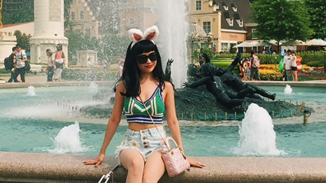 Sĩ Thanh hoá nàng thỏ gợi cảm tại Hàn Quốc