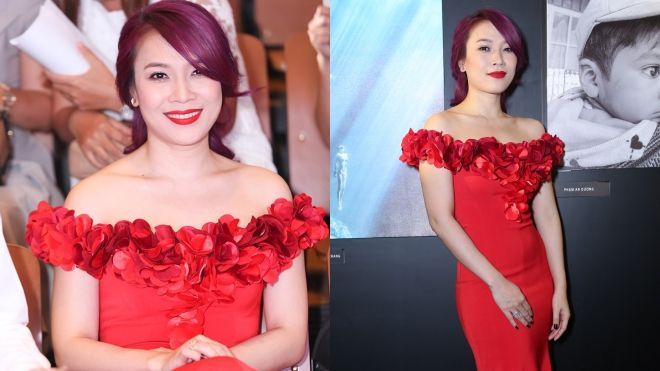 Mỹ Tâm xinh đẹp như đóa hồng rực rỡ