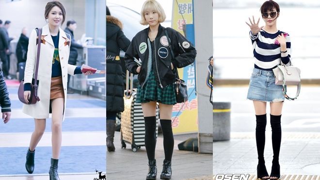 Đến thời trang sân bay, SNSD cũng diện đồ hiệu nghìn đô