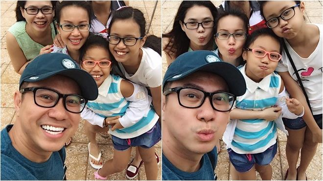 'Chị Tư' Cẩm Ly trẻ trung selfie cùng hai con gái khi đi chợ nổi Cái Răng