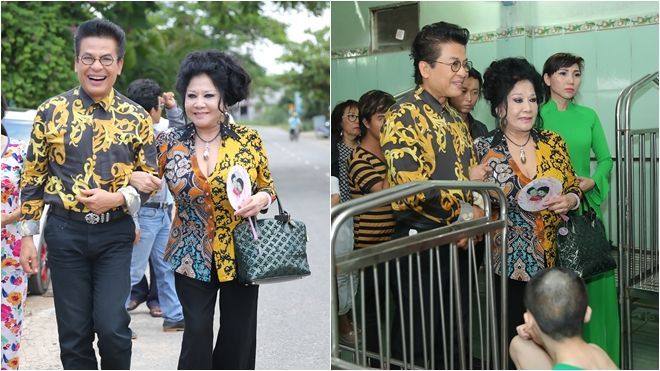 Hậu đám cưới, MC Thanh Bạch và bà xã 'tay trong tay' đi từ thiện