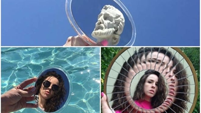Chụp selfie qua gương, cô gái này đã biến những bức hình của mình trở thành tác phẩm nghệ thuật