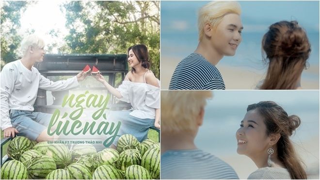 Đại Nhân, Trương Thảo Nhi quay MV đậm ngôn tình với… 100kg dưa hấu
