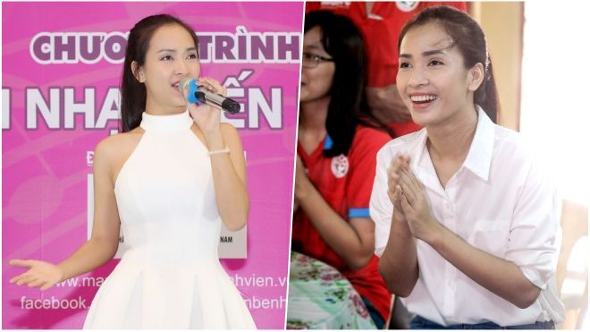 Ái Phương giản dị mang tiếng hát đến phục vụ bệnh nhân nghèo