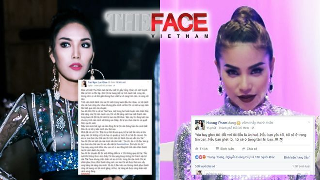 Phạm Hương - Lan Khuê đồng loạt chia sẻ 'tâm thư' trong tâm bão The Face tập 6