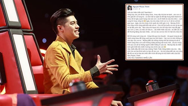 Noo Phước Thịnh gửi lời động viên 'siêu ngọt ngào' đến học trò nhí trước khi ghi hình vòng Đối đầu