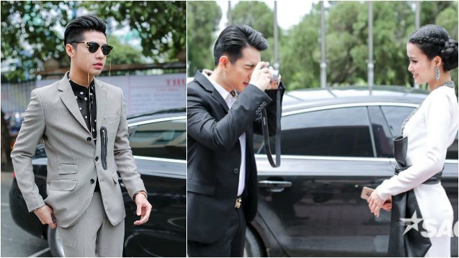 Noo Phước Thịnh diện style cực chất, Ông Cao Thắng âu yếm chụp hình cho Đông Nhi