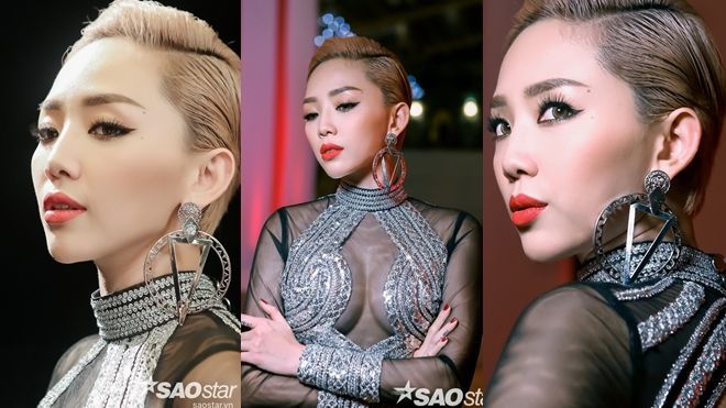 Tóc Tiên với màn trở lại đầy ấn tượng cùng xu hướng 'bông tai một bên' tại tập 7 The Face Việt Nam