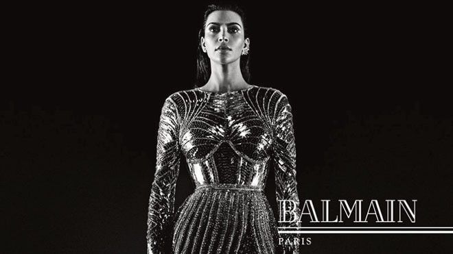Vợ chồng Kim Kardashian, Kanye West thống lĩnh binh đoàn siêu mẫu của Balmain