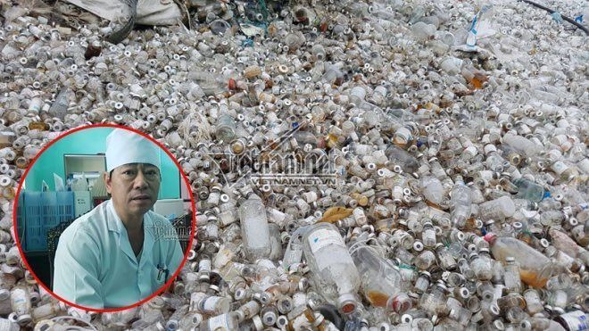 Núi rác thải y tế là của bệnh viện nào?