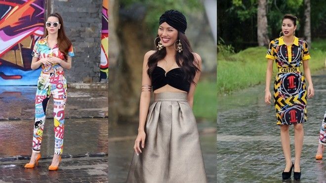 Tập 8: Hà Hồ - Phạm Hương lăng xê thương hiệu Moschino với sắc màu cá tính