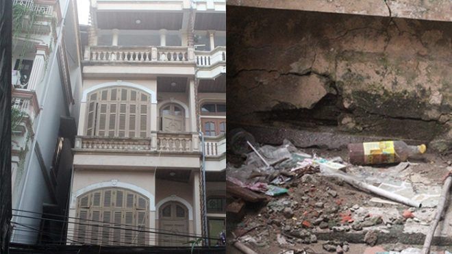 Nhà 4 tầng nghiêng gần 1m ở Thủ đô: 'Đã khảo sát, sẽ giải quyết nhưng chưa biết khi nào'