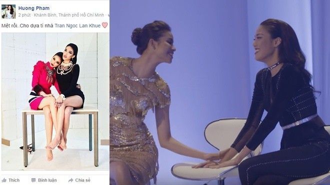 Phạm Hương hết vuốt tay lại 'dựa lưng' Lan Khuê khiến biệt đội shipper phát cuồng