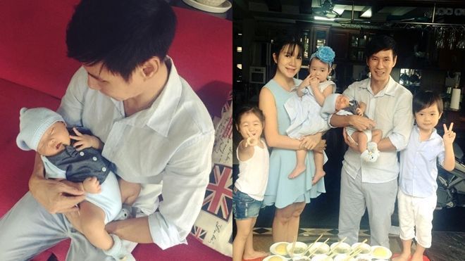 Vợ chồng Lý Hải hạnh phúc mừng đầy tháng nhóc tỳ thứ 4