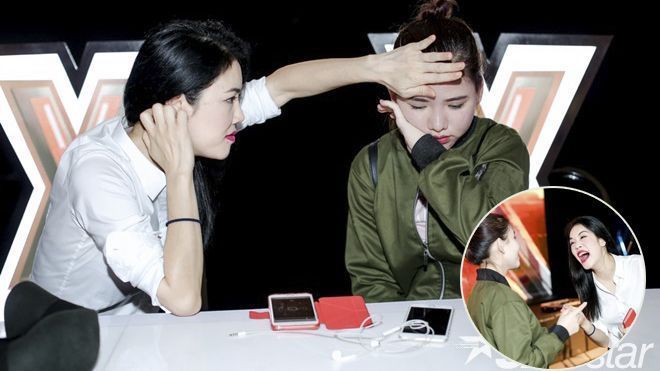 Thu Phương chăm sóc Minh Như X-Factor, tận tình hướng dẫn như trò cưng The Voice