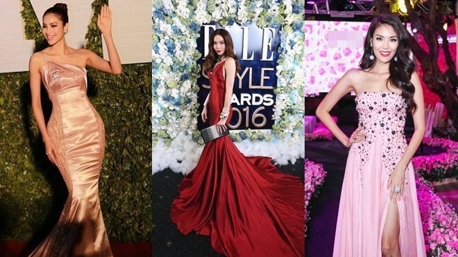 Để dạy thí sinh, trình tạo dáng thảm đỏ của ba HLV The Face cũng phải đẳng cấp thế này đây