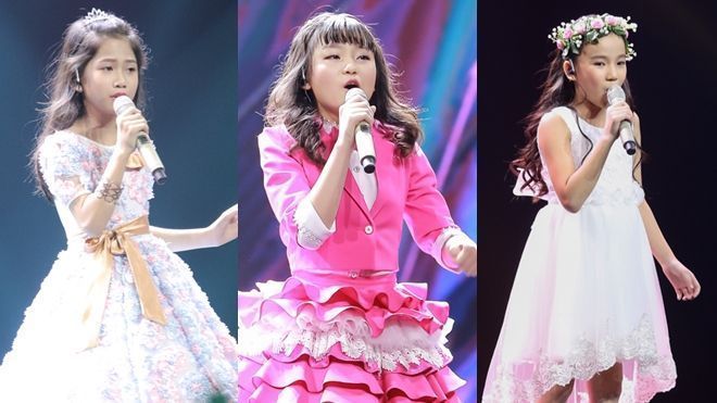 Các kiểu tóc 'thiên thần' tạo ấn tượng mạnh tại Vòng giấu mặt Giọng hát Việt nhí 2016