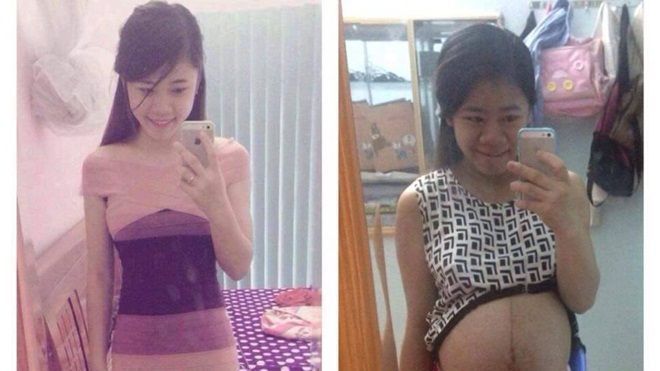 Cười ra nước mắt với loạt ảnh so sánh thời con gái 9x và sau khi mang bầu