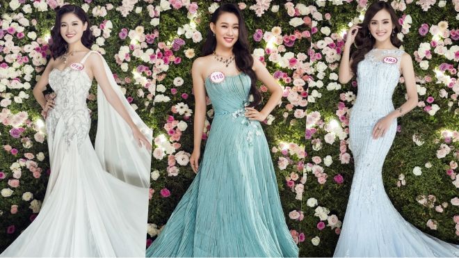 Thí sinh Hoa hậu Việt Nam 2016 lạc vào thế giới cổ tích trong trang phục dạ hội