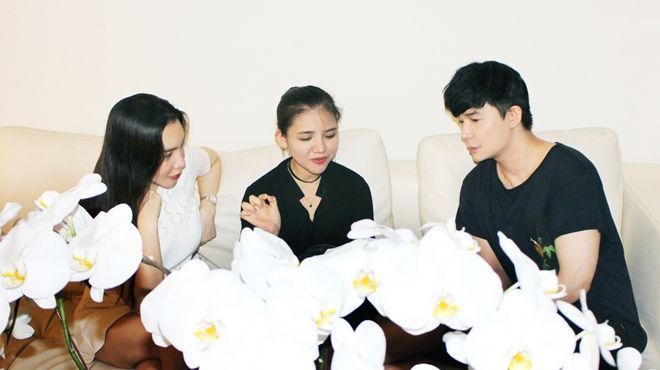Minh Như X-Factor tập luyện tới khuya muộn cùng Hồ Quỳnh Hương, Nathan Lee cho đêm chung kết