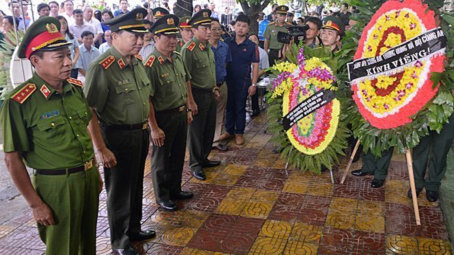 Hình ảnh về lễ tang Bí thư tỉnh Yên Bái