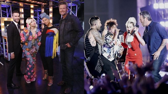 The Voice US 'khai vị' đầy bùng nổ với màn hòa giọng cực độc của bốn HLV