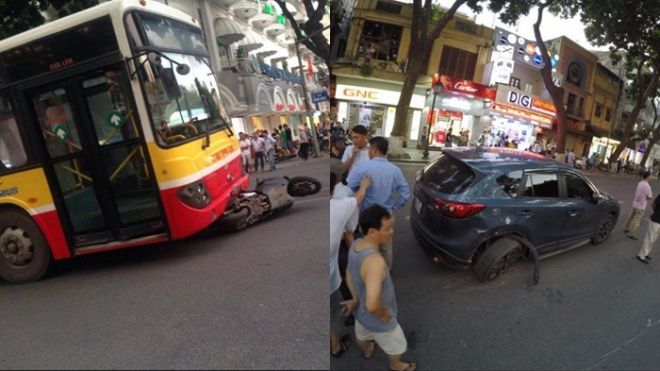 Hà Nội: Cô gái bị xe buýt tông chết giữa Bờ Hồ