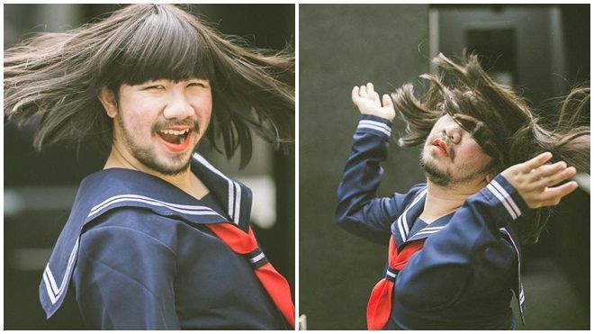 Bộ ảnh hóa trang thành nữ sinh của chàng trai Thái Lan khiến ai xem xong cũng phải 'quỳ'