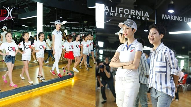 Siêu mẫu Xuân Lan đích thân dạy kĩ năng trình diễn cho các học trò Vũ Cát Tường