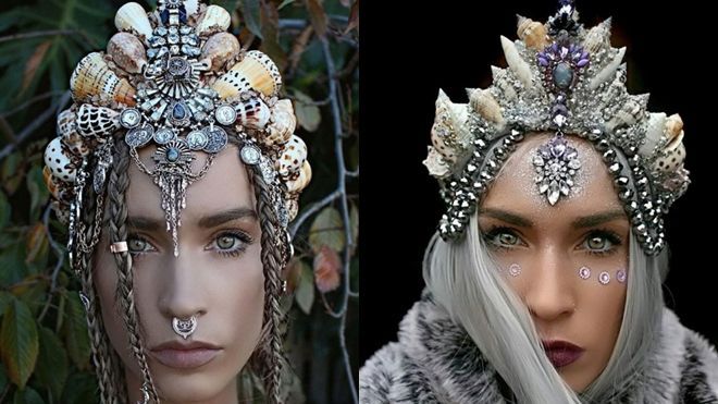 Thiết kế vương miện từ vỏ sò, 'Nữ hoàng đại dương' instagram là đây!