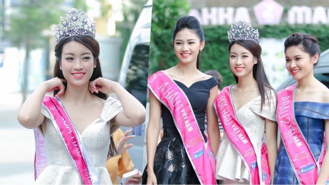 Mặc 'sóng gió' bủa vây, Hoa hậu Mỹ Linh vẫn xuất hiện rạng rỡ