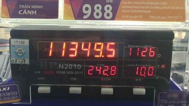 11 triệu đồng và chuyến taxi đường dài lạ nhất từ Hà Nội