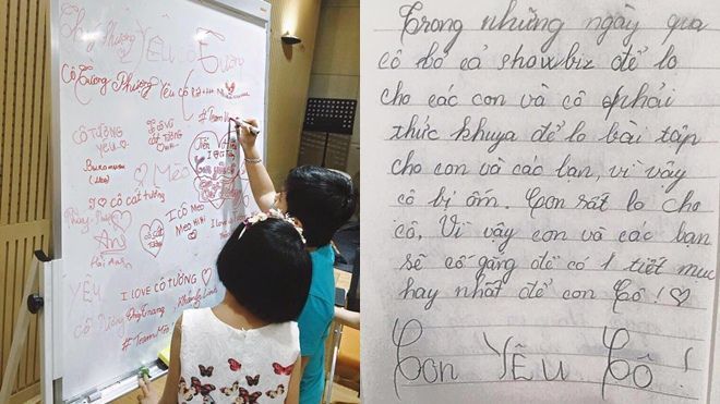 Muôn vàn cách bày tỏ tình cảm dễ thương của thí sinh The Voice Kids dành cho HLV của mình