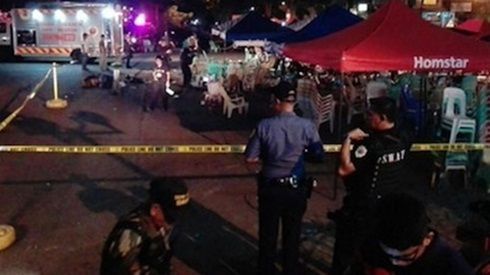 Hiện trường vụ nổ bom chợ đêm đẫm máu ở Philippines