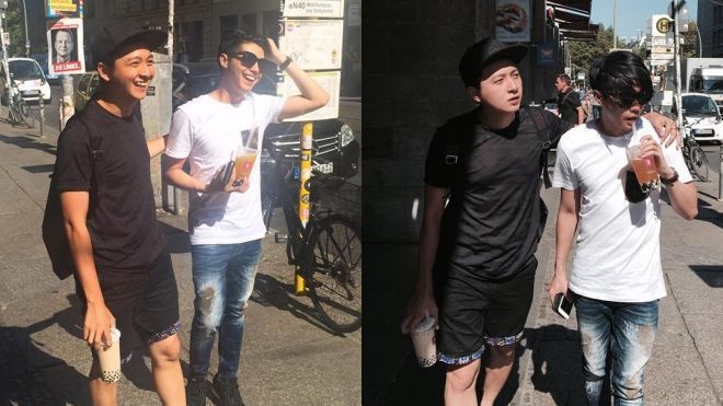 Trốn trò cưng, Noo Phước Thịnh 'lén' cùng Ngô Kiến Huy vi vu châu Âu