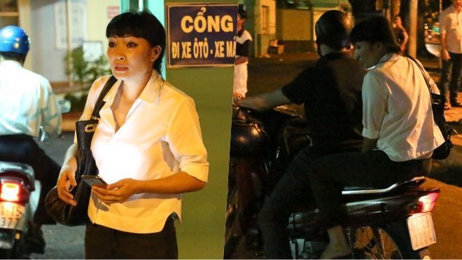 Mặc mưa lớn, Phương Thanh một mình đi xe ôm tới thăm Minh Thuận
